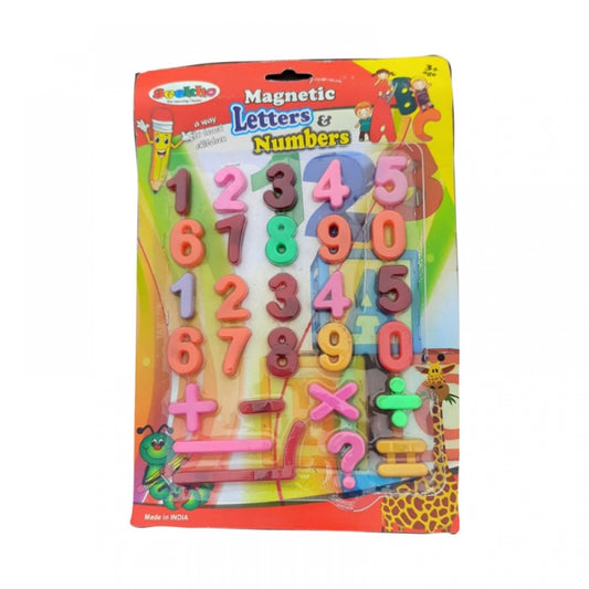 Generic Magnetic Numbers And Arithmetic Symbols Multicolour (Color: Assorted)