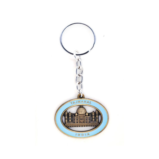 Generic Tajmahal keychain Blue and Pink (Color: Assorted)