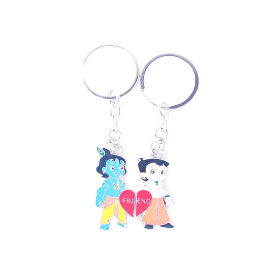 Generic Chota Beema Friend Couple Key Chain (Color: Assorted)