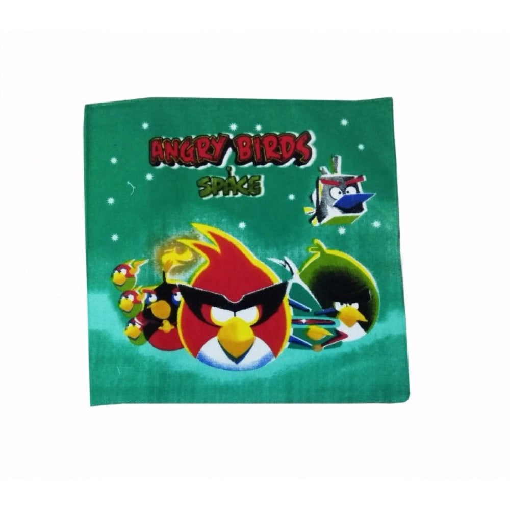 Generic Pack Of_8 Angry Bird Small Size Handkerchiefs (Color: Assorted)