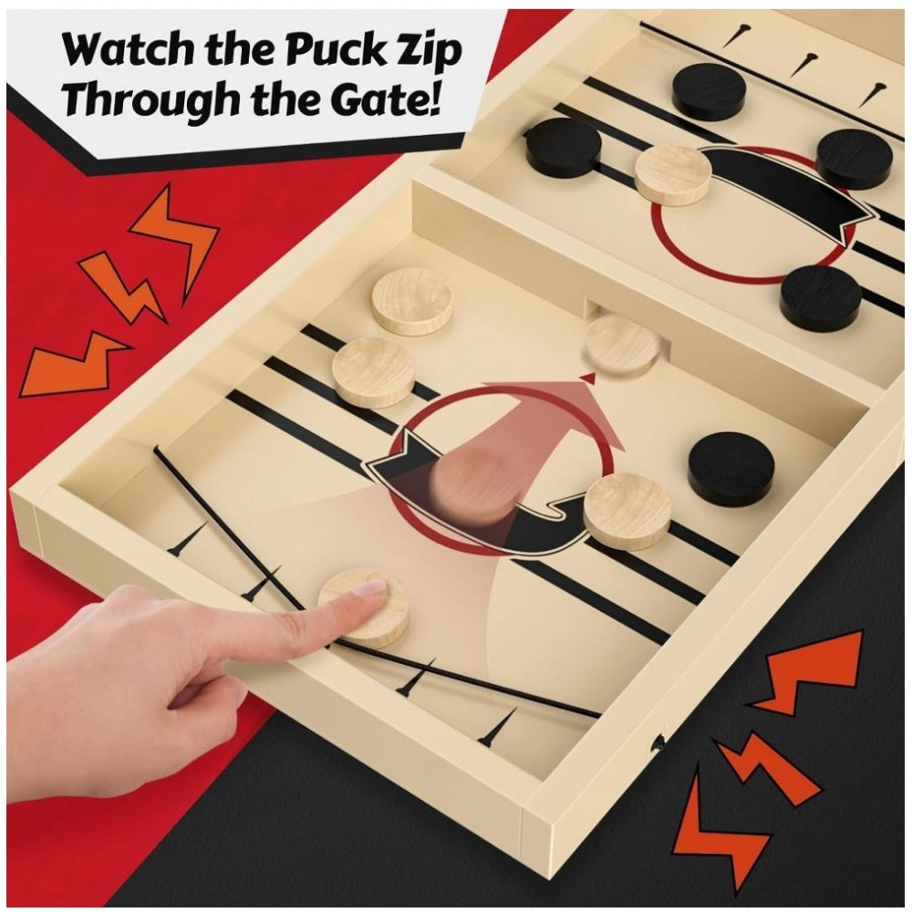 Shopper Beast Wood Hockey Table Board Games (Wooden)