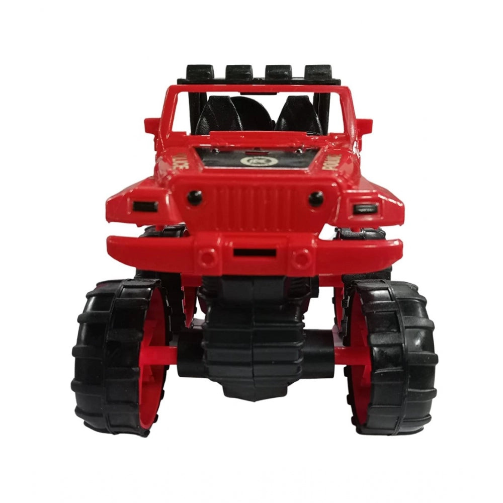 Shopper Beast Plastic Powered Jumping Police Jeep Car (Assorted)