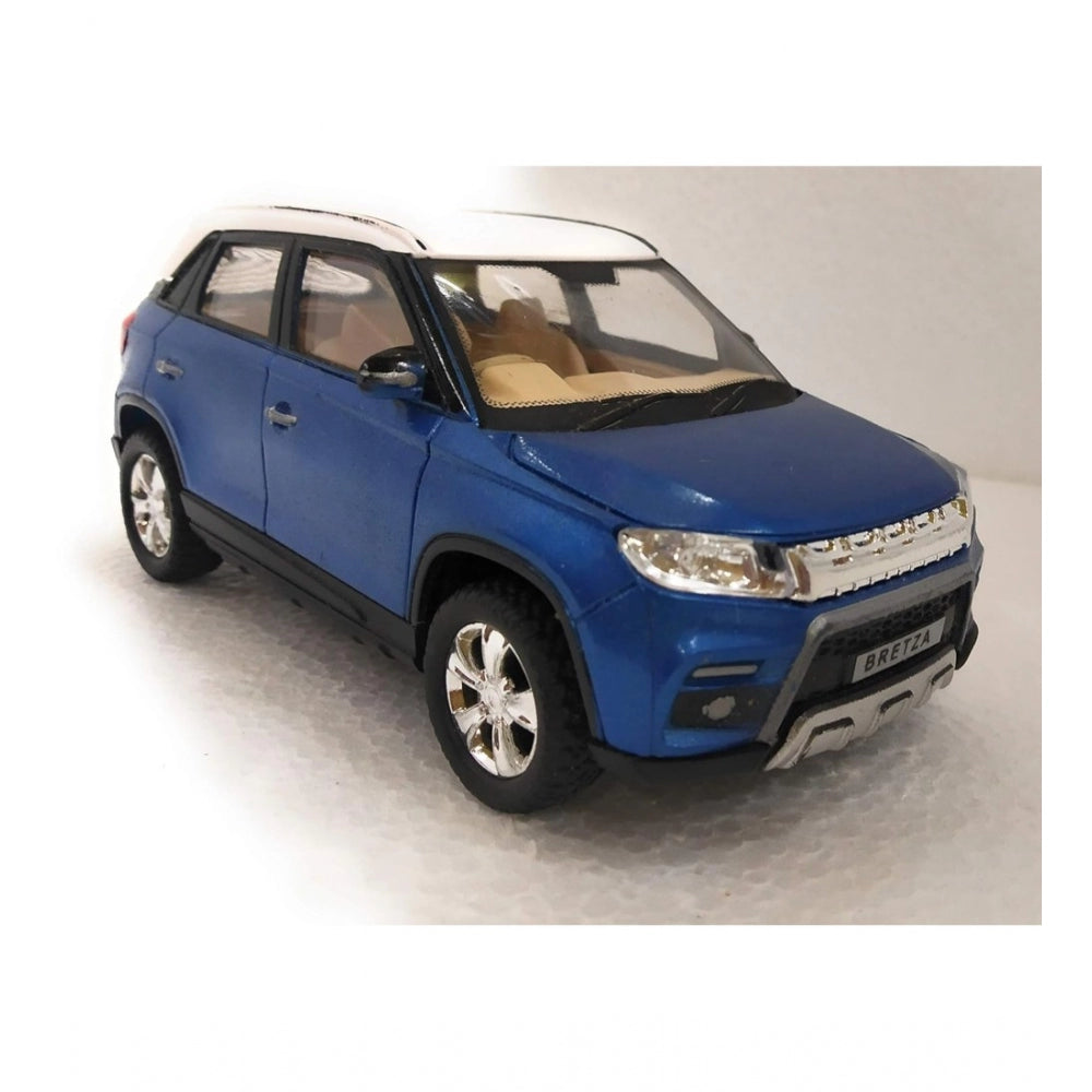 Shopper Beast Plastic Brezza Suv Pull Back Action Car (Blue)