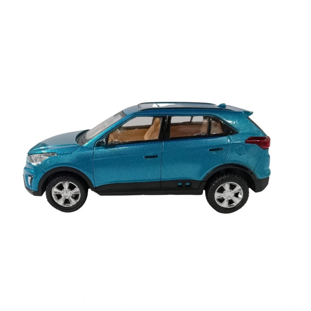 Shopper Beast Plastic Pull Back Action Model Car (Blue)