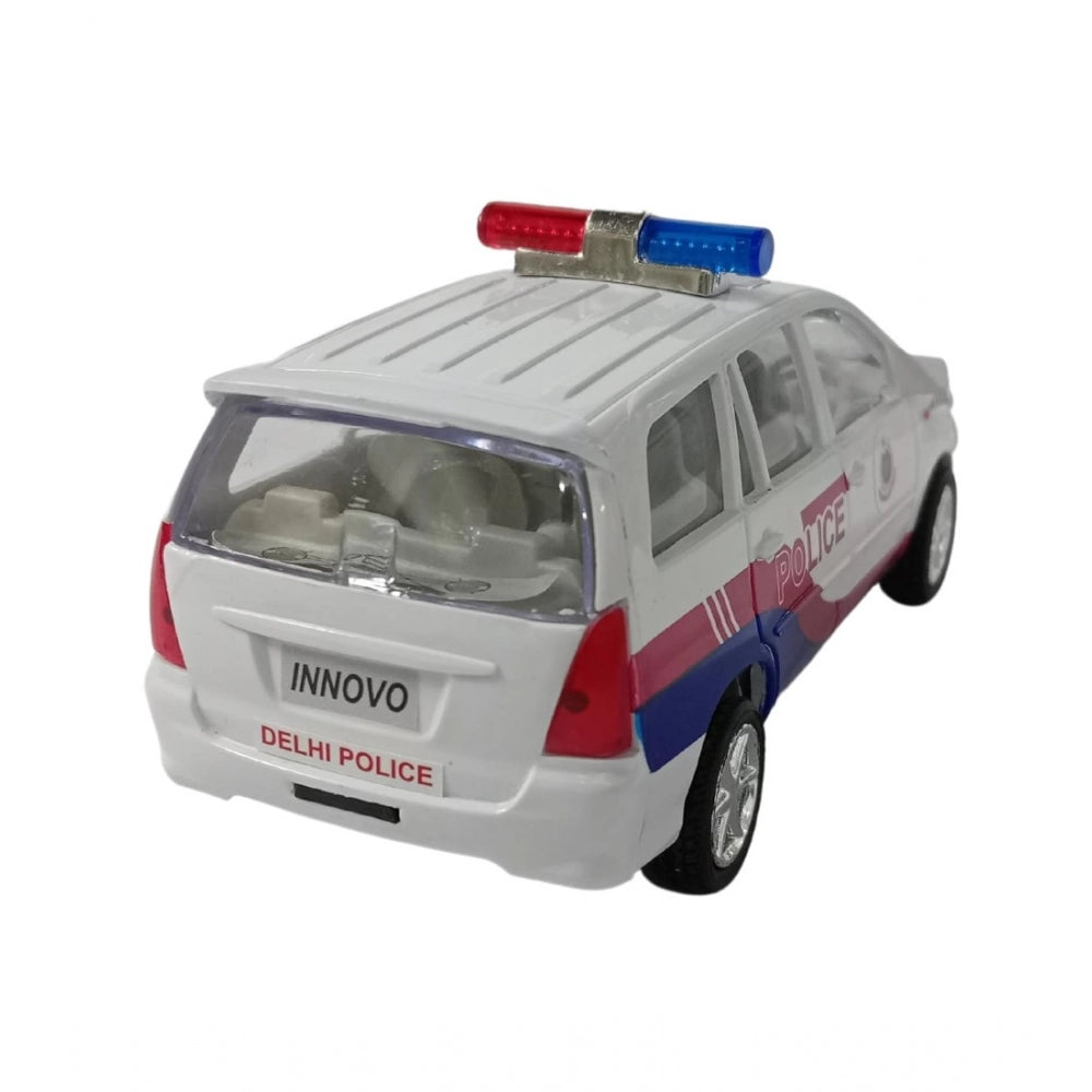 Shopper Beast Plastic Police Chess Vehicle (White)