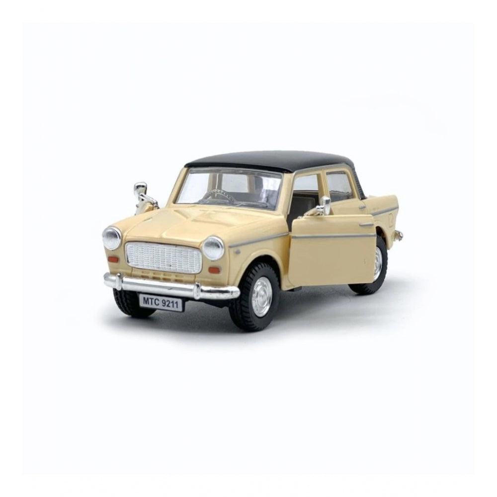 Shopper Beast Plastic Pull Back Action Collectible Model For Kids Car (Beige)