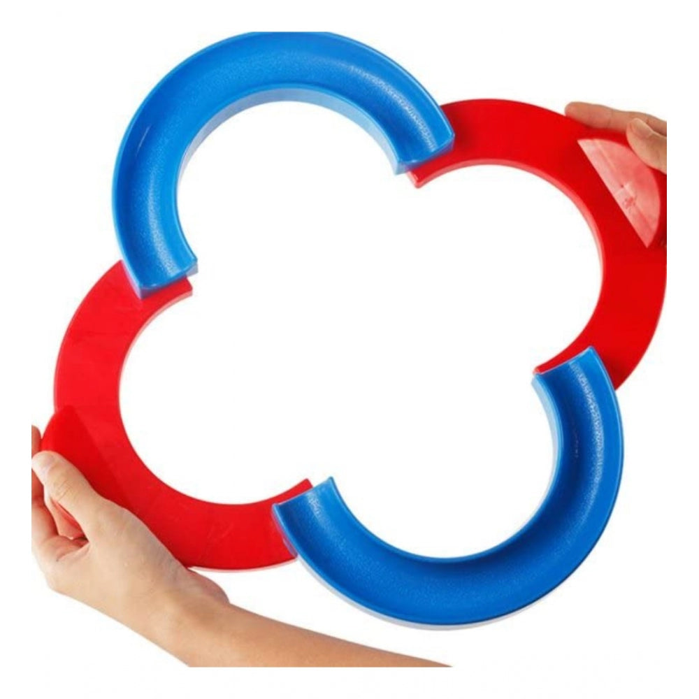 Shopper Beast Plastic 8 Shape Infinite Loop Interaction Balancing Track Toy Creative Track With 3 Bouncing Balls For Kids (Multicolor)