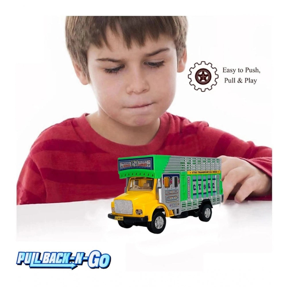 Shopper Beast Plastic Public Resque Truck (Green &amp; Yellow)