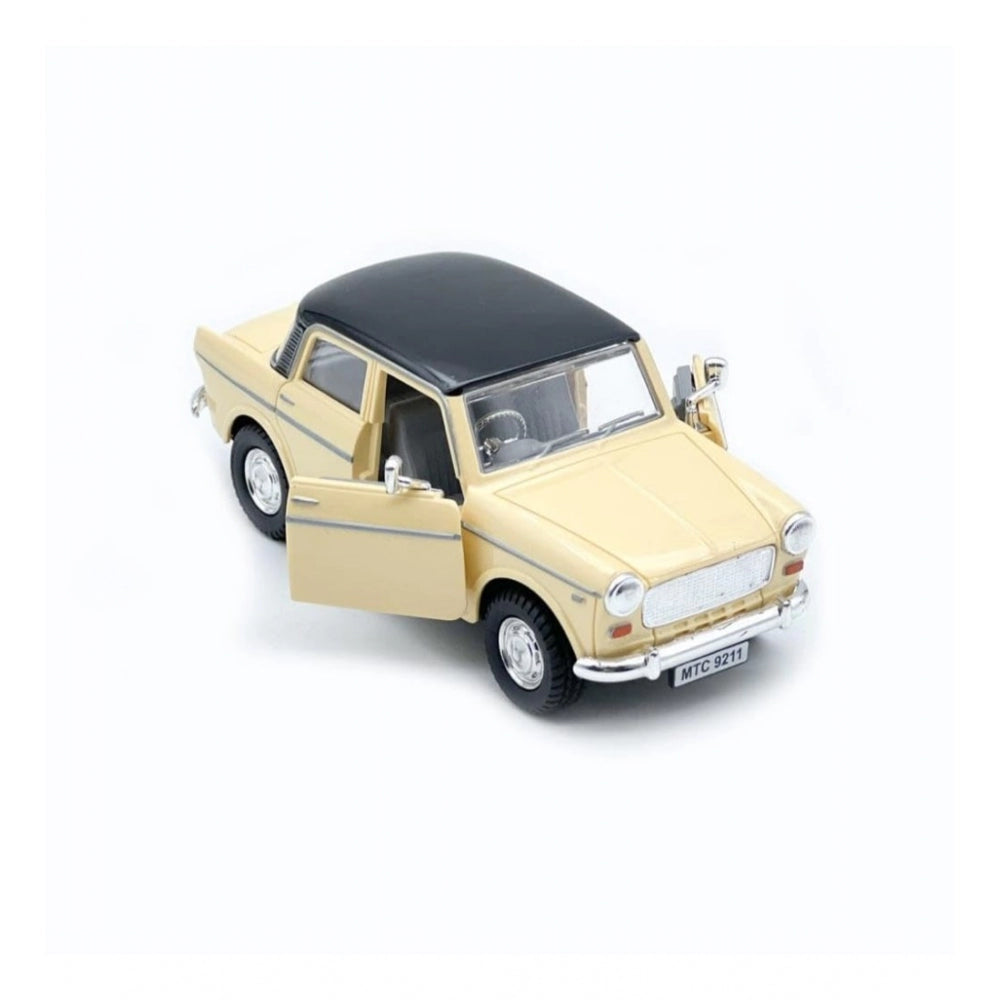 Shopper Beast Plastic Pull Back Action Collectible Model For Kids Car (Beige)