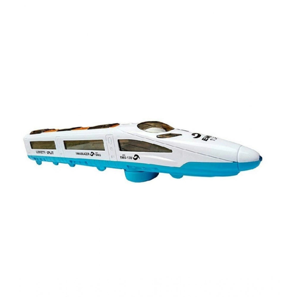 Shopper Beast Plastic 3D Light  Sound Auto Moving System Emu Speed Train (Assorted)