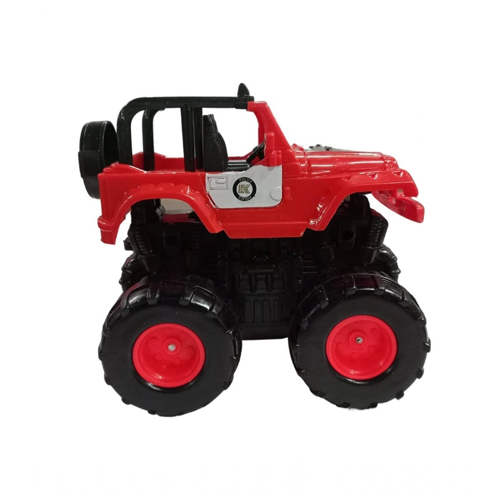 Shopper Beast Plastic Powered Jumping Police Jeep Car (Assorted)