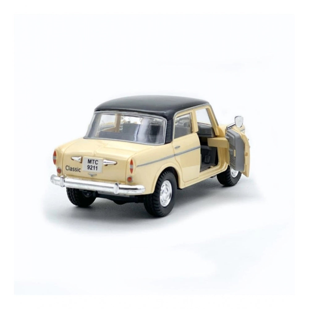 Shopper Beast Plastic Pull Back Action Collectible Model For Kids Car (Beige)