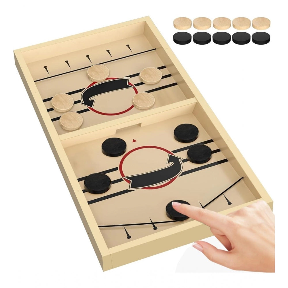 Shopper Beast Wood Hockey Table Board Games (Wooden)