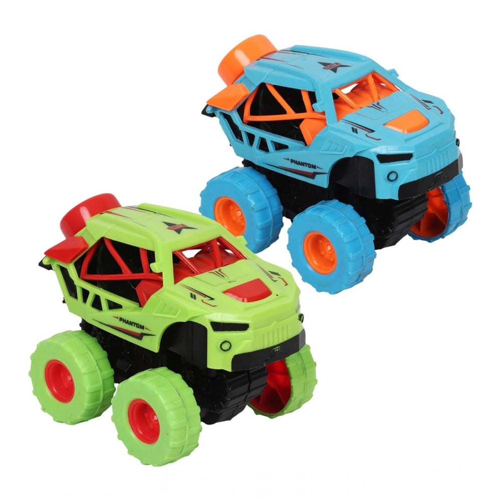 Shopper Beast Plastic Friction Powered Monster Truck Push  Go Off Road Car (Assorted)