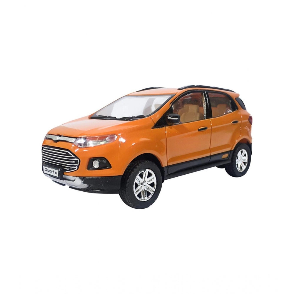 Shopper Beast Plastic Pull Back Action Spotz Echo Suv Model Car (Orange)