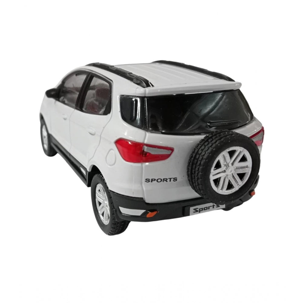 Shopper Beast Plastic Sports Echo Toy Car (White)