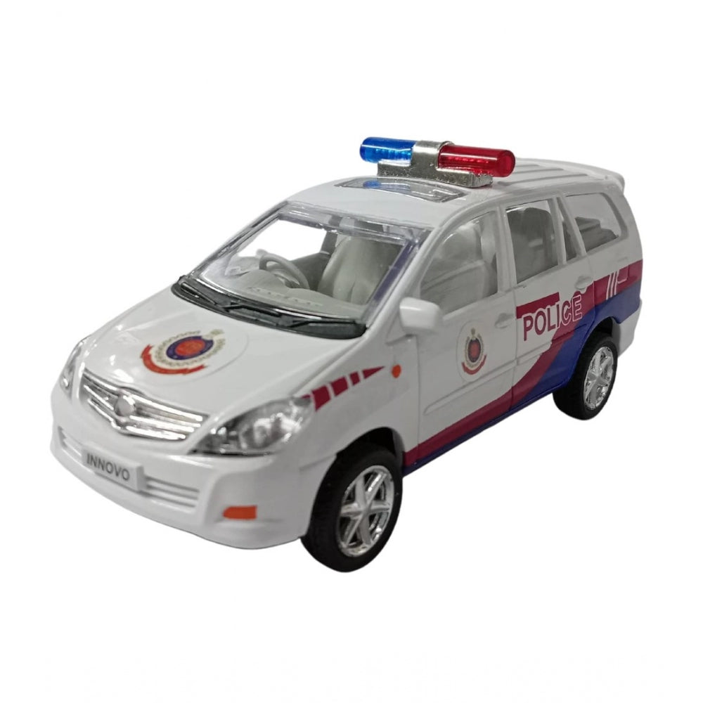 Shopper Beast Plastic Police Chess Vehicle (White)