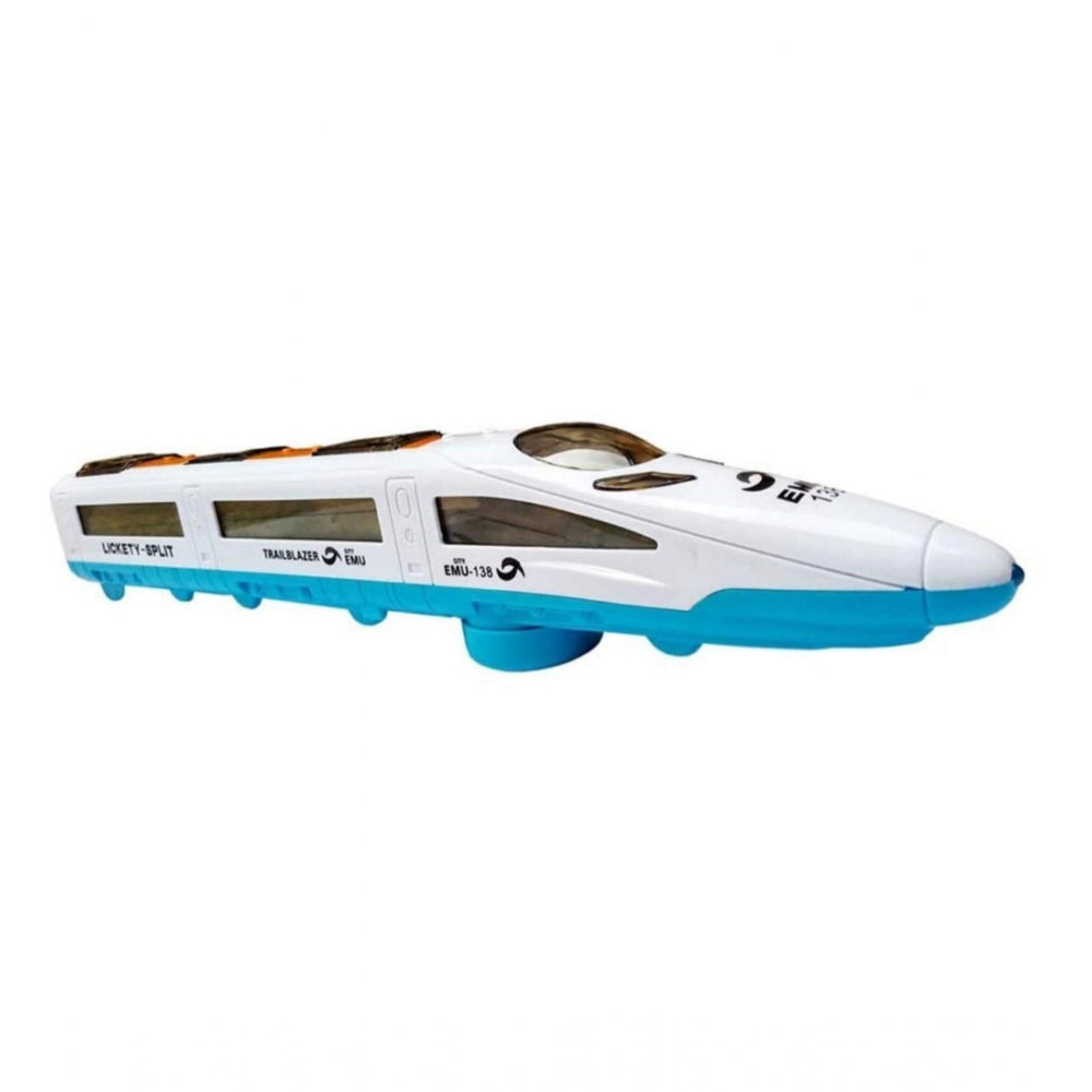 Shopper Beast Plastic 3D Light  Sound Auto Moving System Emu Speed Train (Assorted)