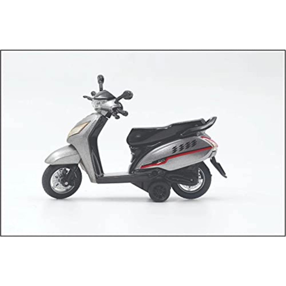 Shopper Beast Plastic Pullback Activa Scooter (White)