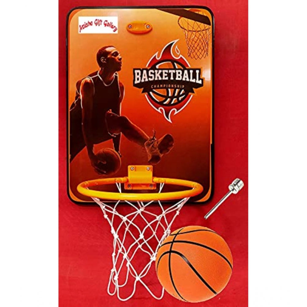 Shopper Beast Plastic Basketball For Kids Hanging Board With Ball (Multicolor)