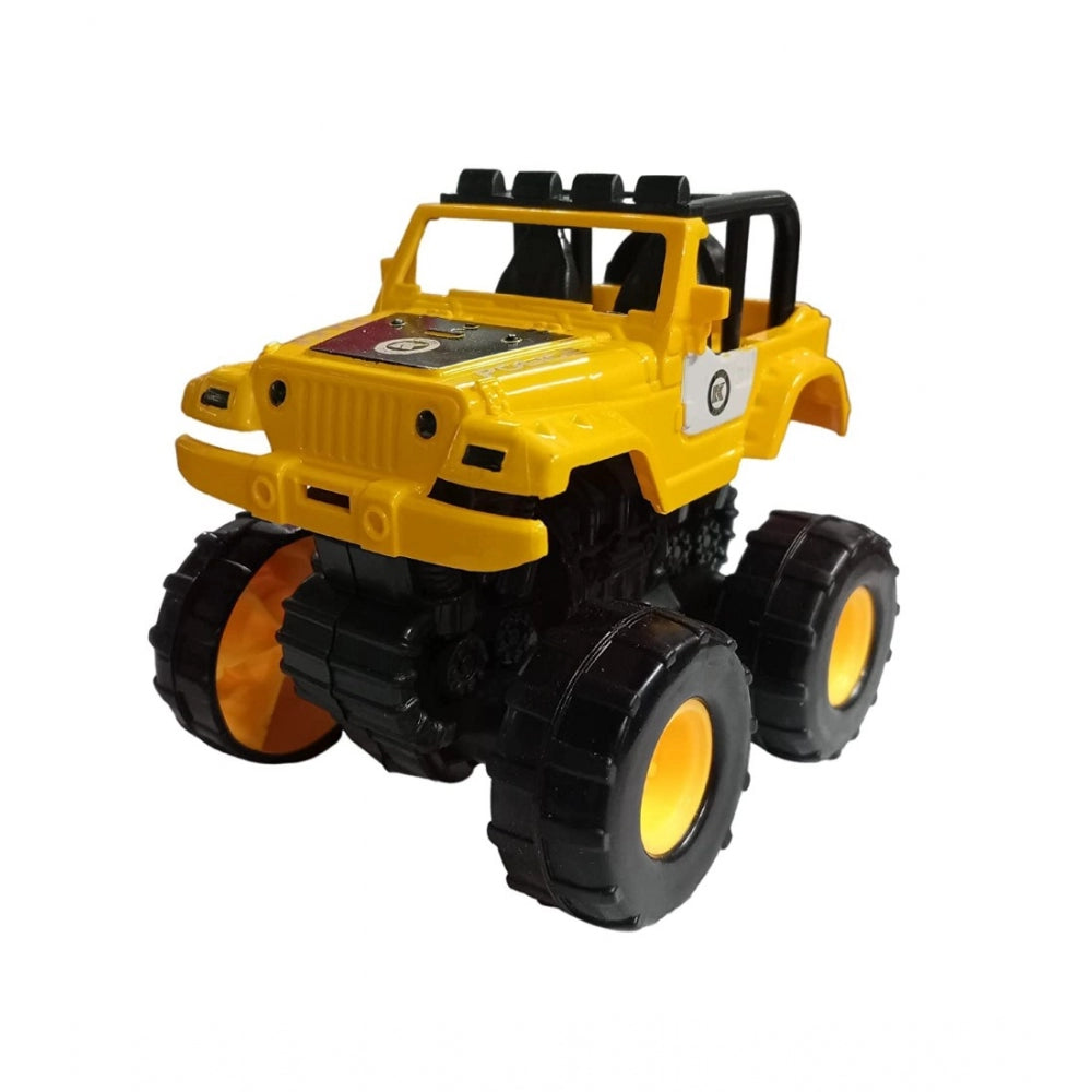 Shopper Beast Plastic Powered Jumping Police Jeep Car (Assorted)