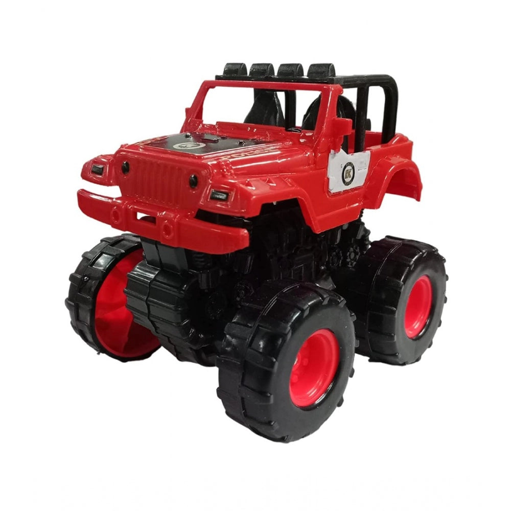 Shopper Beast Plastic Powered Jumping Police Jeep Car (Assorted)