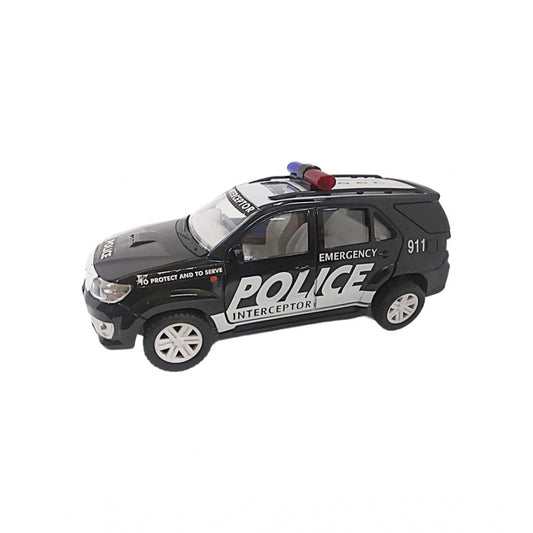 Shopper Beast Plastic Police Interceptor Car (Black)