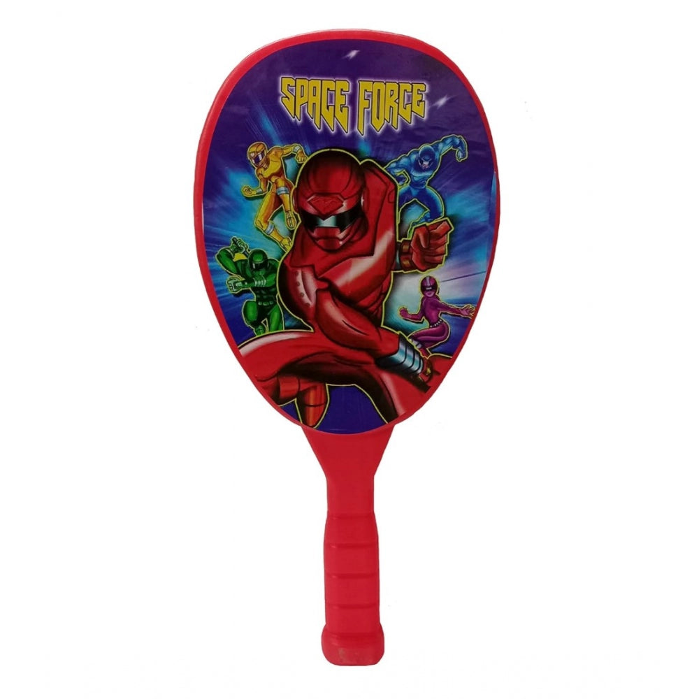 Shopper Beast Plastic Racket Set For Kids Indoor Outdoor Table Tennis (Red)