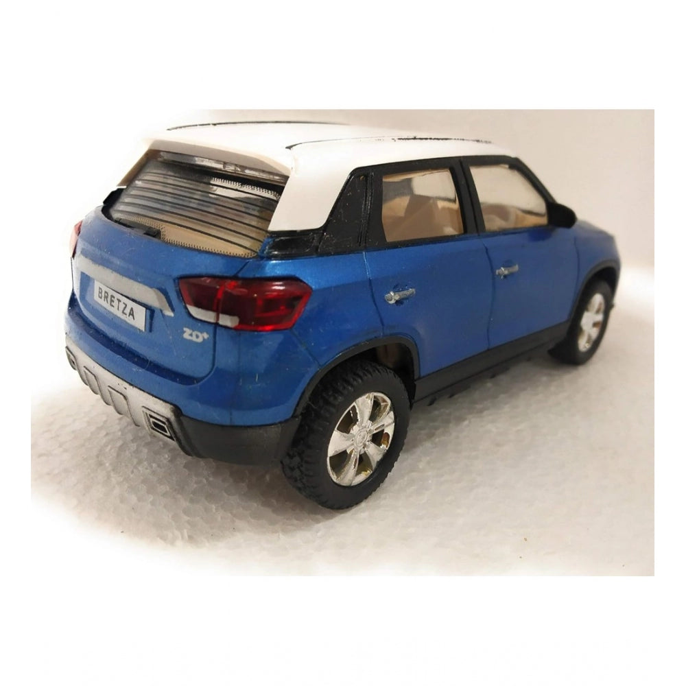 Shopper Beast Plastic Brezza Suv Pull Back Action Car (Blue)