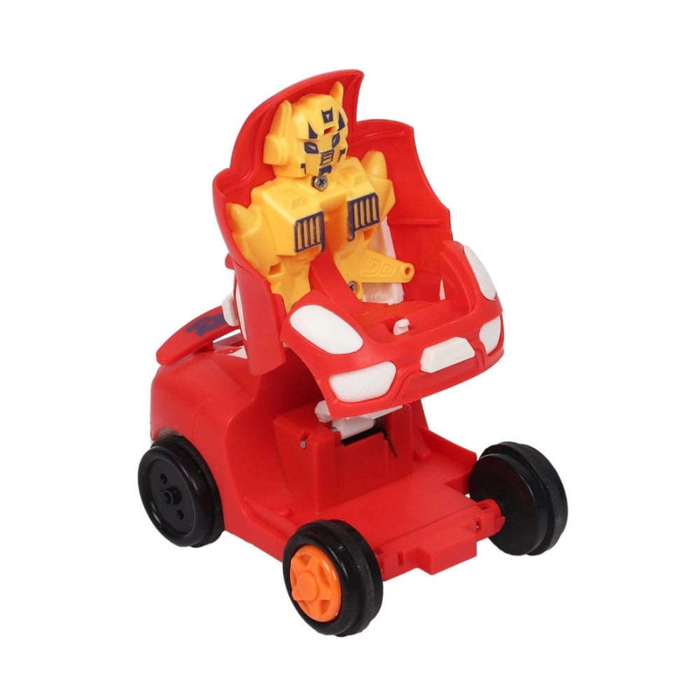 Shopper Beast Plastic Transformer Robot Car (Multicolor)