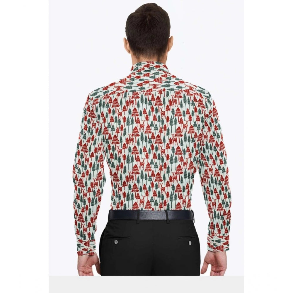 Shopper Beast Men's Cotton Blended Printed Full Sleeve Shirt (Multicolor)