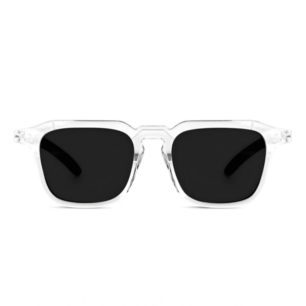 Shopper Beast Pack Of 2 Classic Unisex UV400 Protection Sunglasses (White)