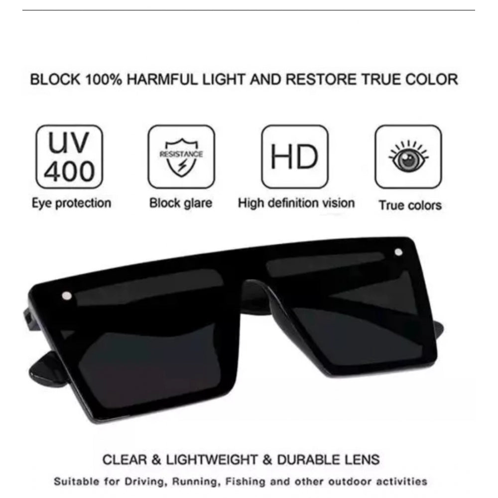 Shopper Beast Pack Of 2 Classic Unisex UV400 Protection Sunglasses (MultiColor)