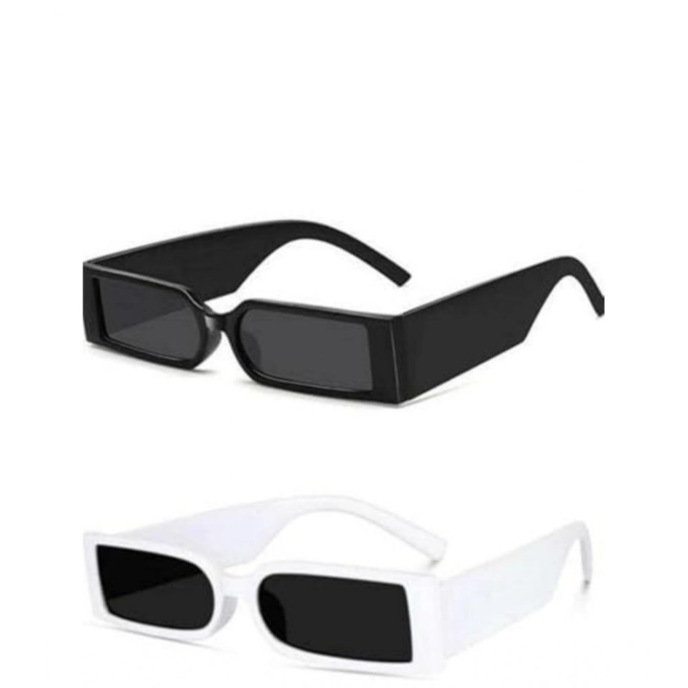 Shopper Beast Pack Of 2 Unisex UV400 Protection Sunglasses (MultiColor)