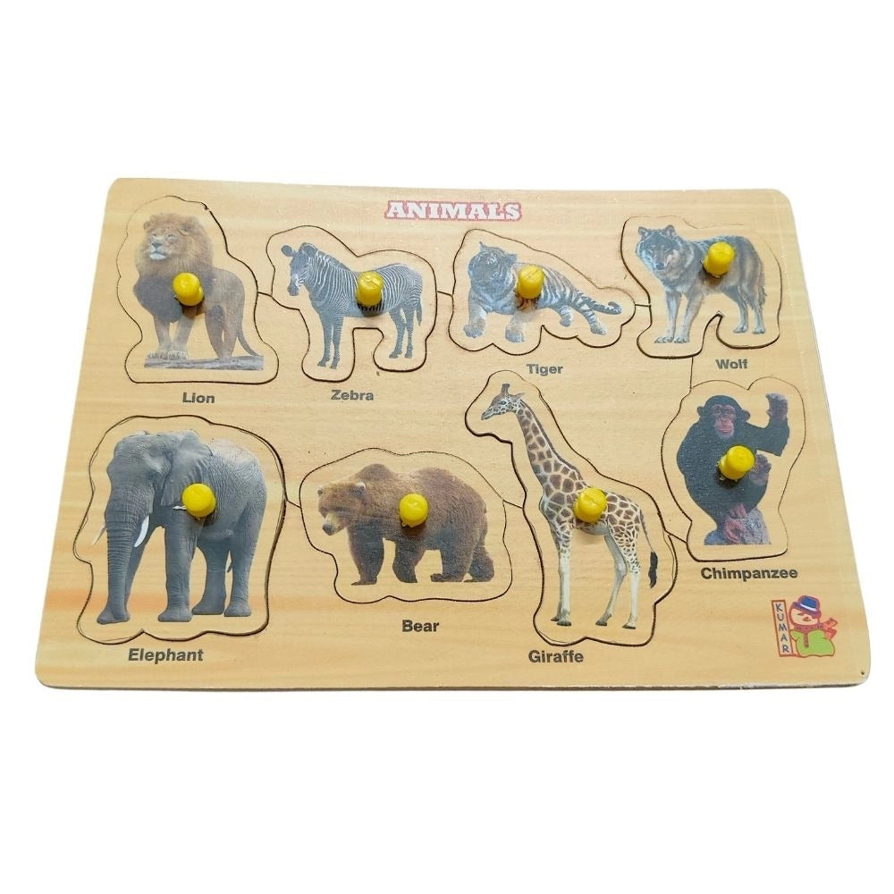 Animal Wooden Puzzle |   Wooden  |   Educational Toys| 3+ Years