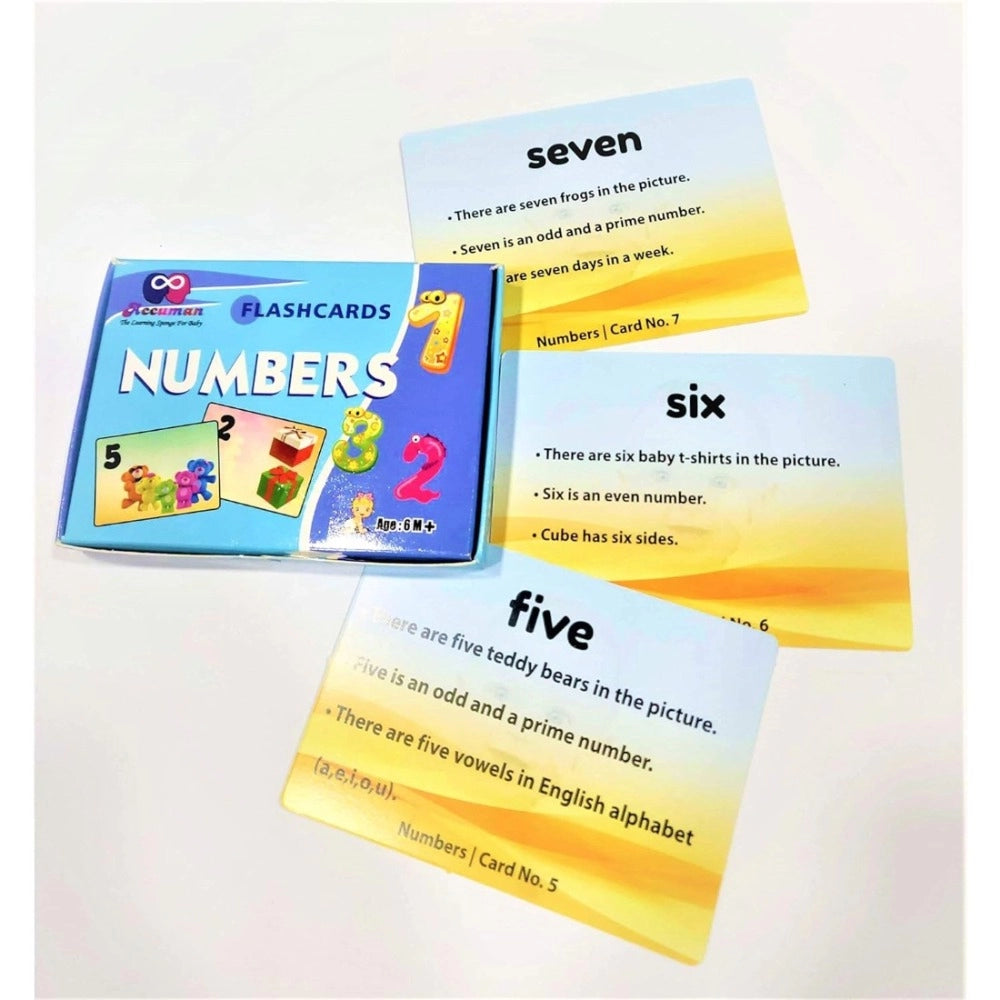 Flash Card-Number | Plastic | Educational Toys | 6+ Months