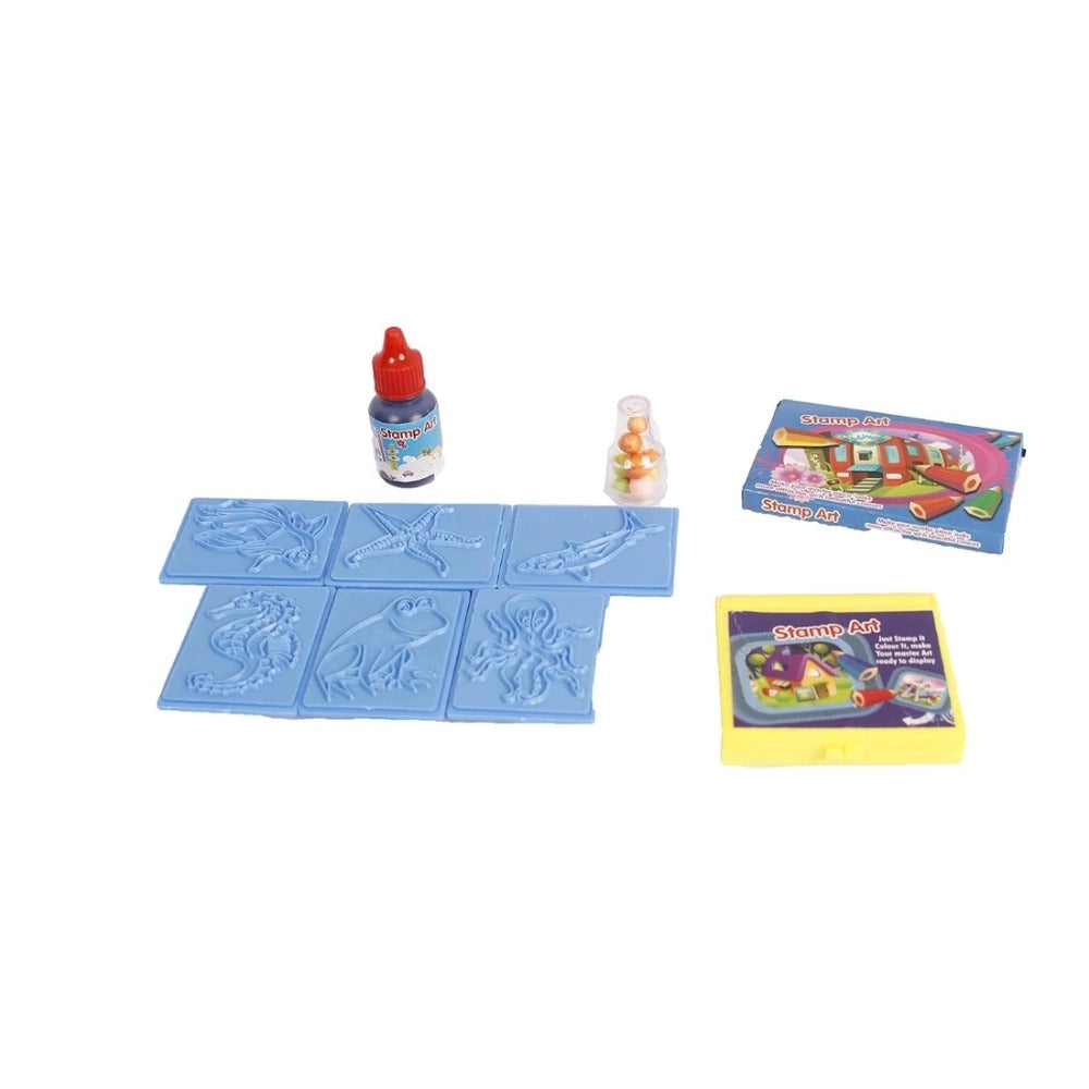 Stamp Art-Aqua | Plastic | Educational Toys | 4+ Years